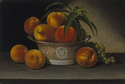 Still Life with Peaches by Raphaelle Peale